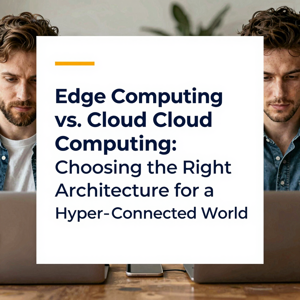 Edge Computing vs. Cloud Computing: Choosing the Right Architecture for a Hyper-Connected World